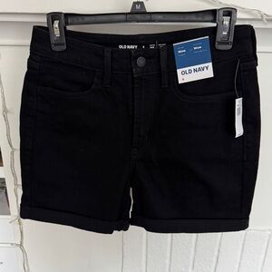 Old Navy High Waisted Dark Denim Shorts